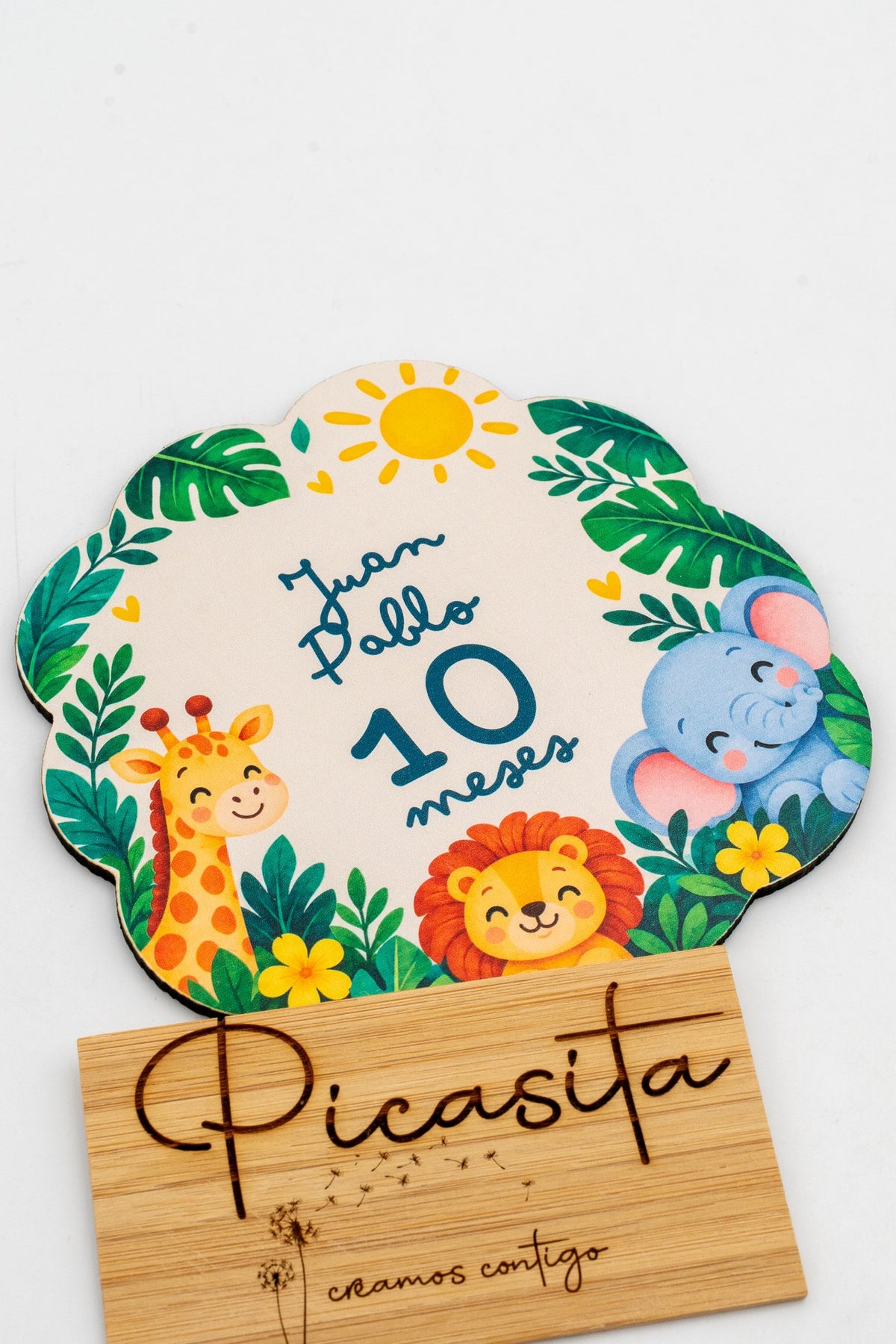 Dischetti complimese personalizzati in legno