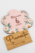 Dischetti complimese personalizzati in legno