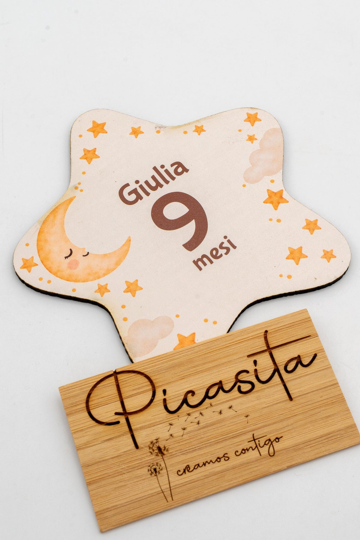 Dischetti complimese personalizzati in legno