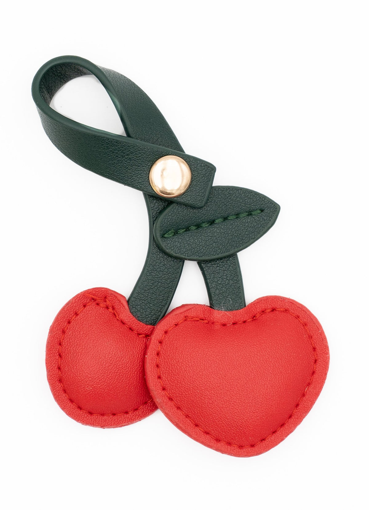 Colgantes para Bolsos de Cuero PU Cerezas Rojo