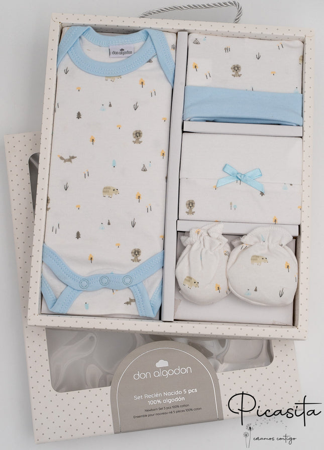 Conjunto Primera Puesta Don Algodon (5 piezas)