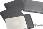 Espejo Rectangular de Acero y Cuero PU
