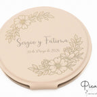 Specchio medio 9cm / Beige