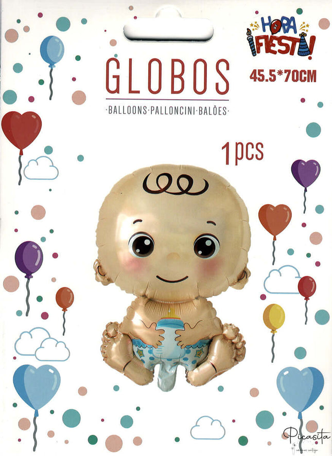 Globos BabyShower Pañal Niño