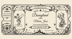Vista digitale del biglietto personalizzato: Vintage Classico · Disneyland Paris.