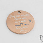 Acciaio Spazzolato 30mm / Oro Rosa