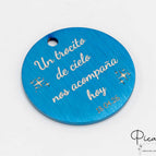 Acciaio Spazzolato 30mm / Blu