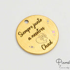 Acciaio Spazzolato 30mm / Dorato