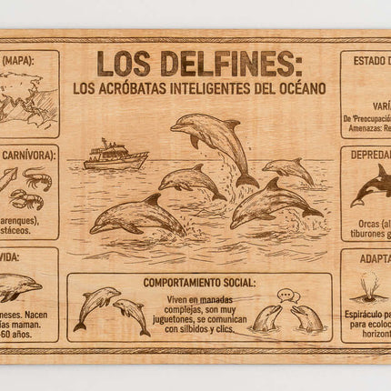 Murales Escolares Originales Grabados en Madera