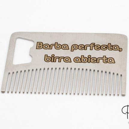 Peine de Metal Personalizado