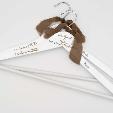 Percha Personalizada para Novios