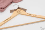 Percha Personalizada para Novios Madera