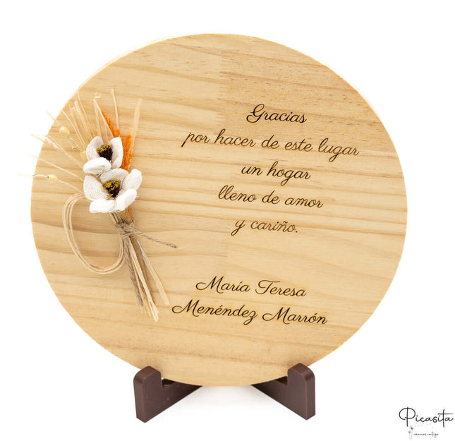 Placa de Madera Personalizada | Boda | Recuerdo