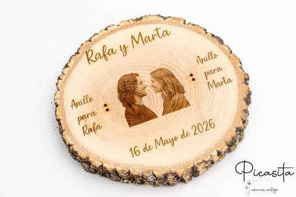 Percha Personalizada para Novios