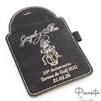 T-shirt rettangolari 3 (125 x 80mm) / Nero - Oro