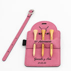 T-shirt rettangolari 3 (125 x 80mm) / Rosa - Nero