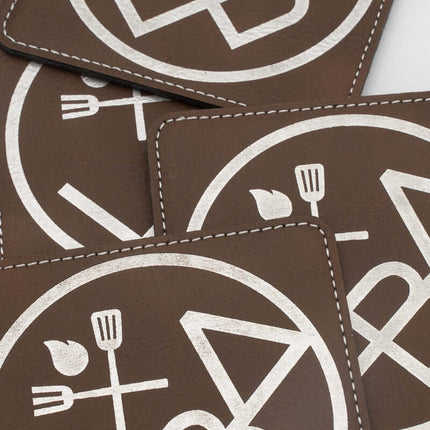 Posavasos de Cuero Sintético