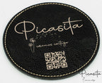 Posavasos de Cuero Sintético