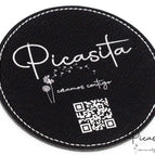 Rotondo / Argento su Nero