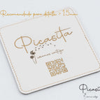 Quadrato / Oro su Bianco