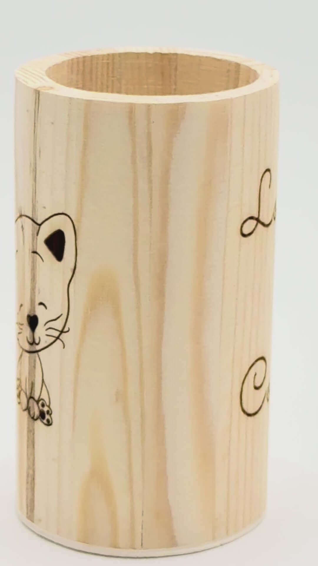 Portapenne in Legno Personalizzato
