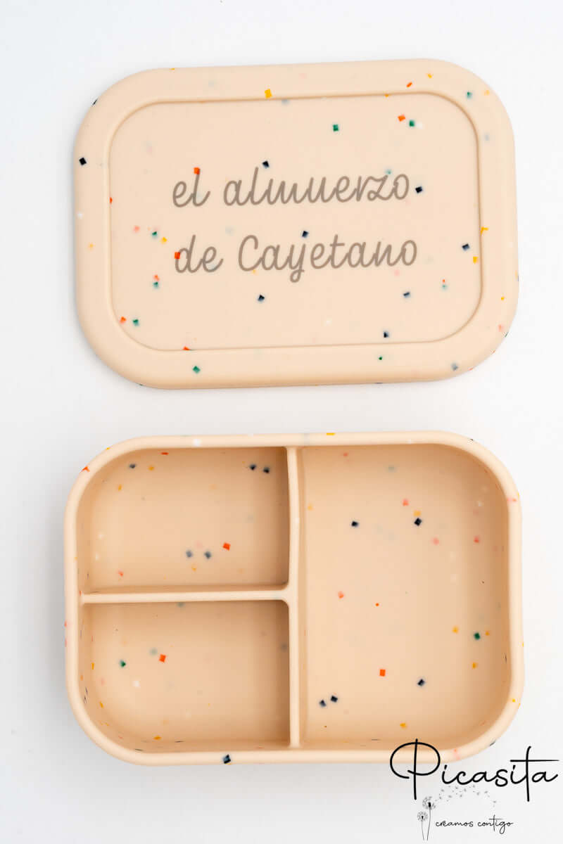 Tupper de Silicona XL con Compartimentos