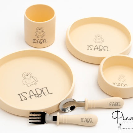 Vajilla Infantil Personalizada 6 Piezas