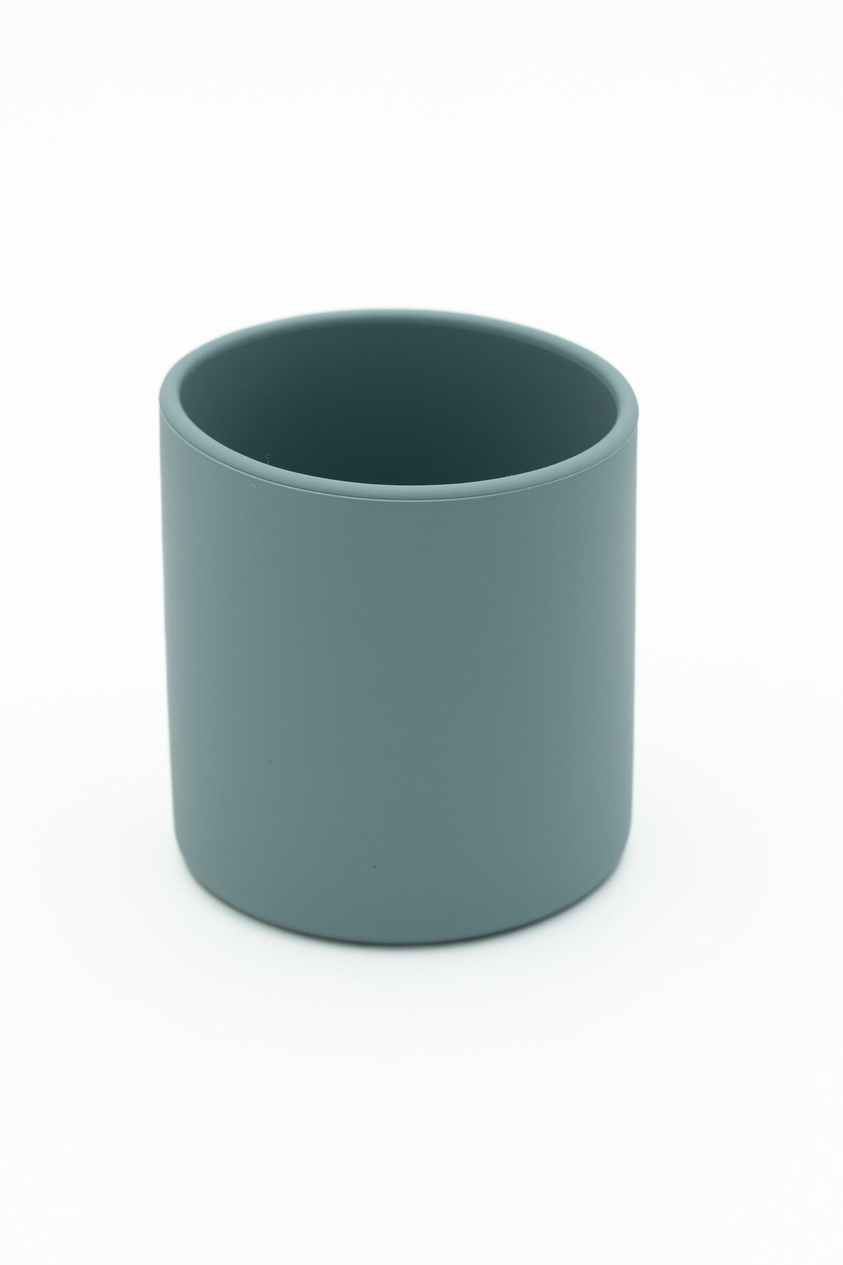 Bicchiere blu in silicone per bambini